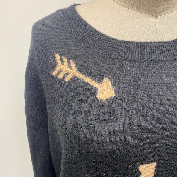 Sweater Markus Lupfer Women's Black Jumper, size S like new - Picture 2 of 5